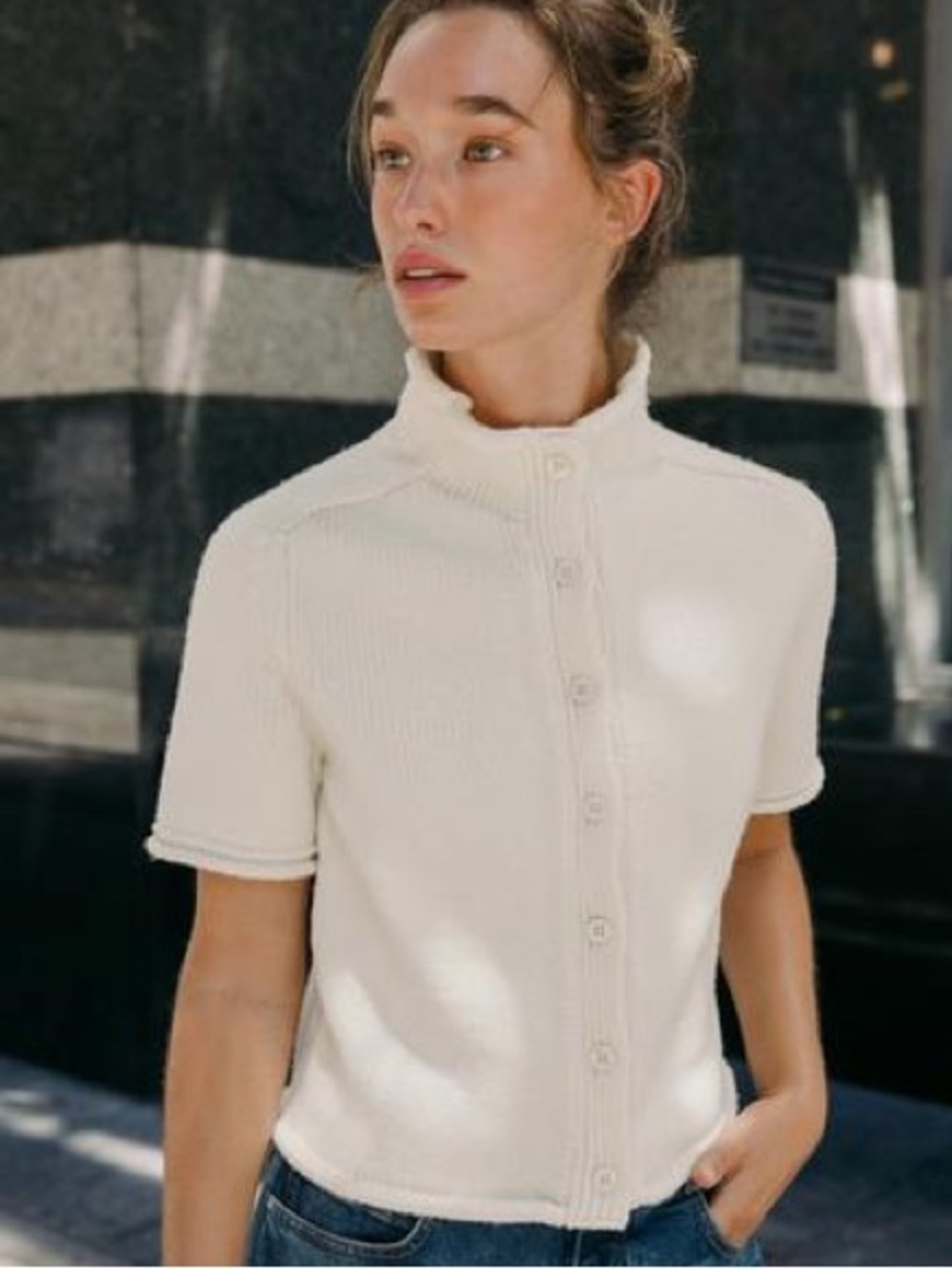 Zara short sleeve cardigan